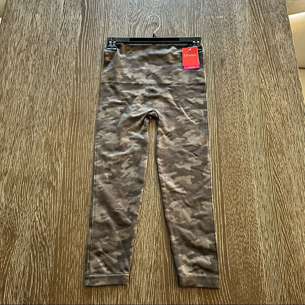 Spanx high waisted seamless army leggings, sage